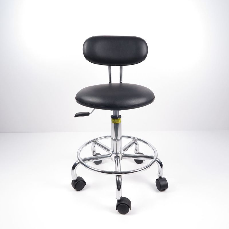 Ghế dựa lưng Upholstered Ghế phòng thí nghiệm tiện dụng Chống tĩnh với vòng chân cố định nhà cung cấp